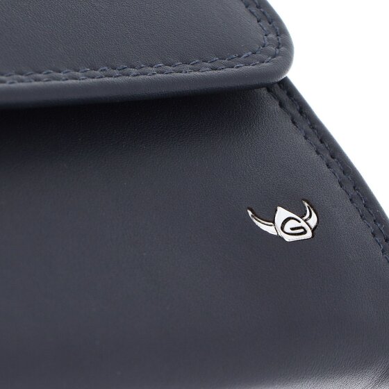 Golden Head Polo Identity card case RFID protection Genuine Leather 19.5 cm