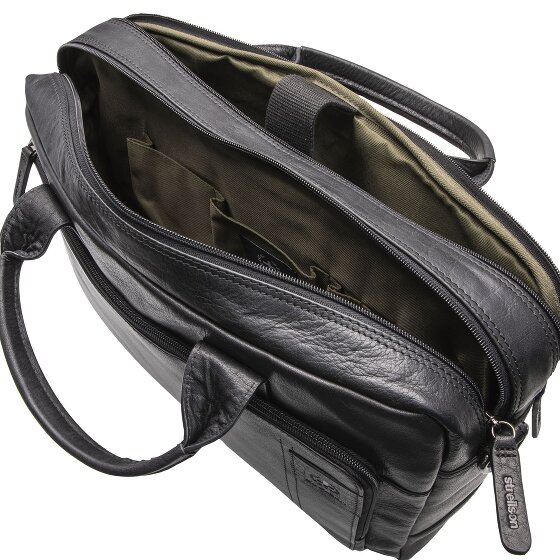 Strellson Hyde Park Briefcase Leather 39 cm Laptop compartment