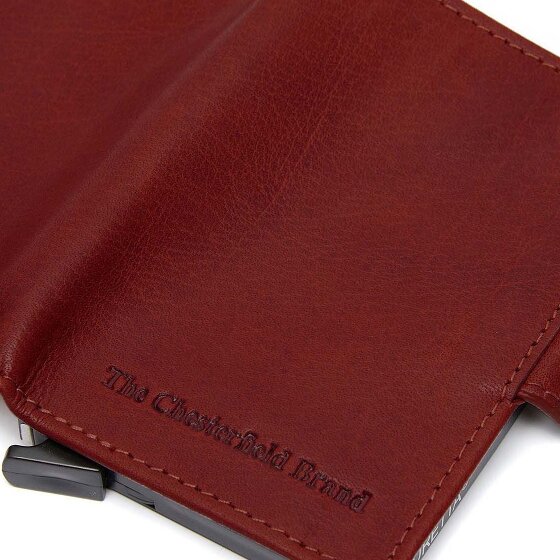The Chesterfield Brand Albury Credit card case RFID protection Genuine Leather 7 cm