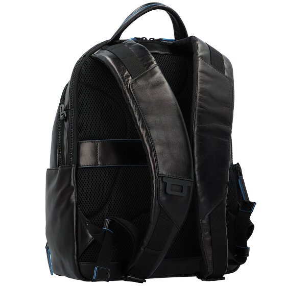 Piquadro Blue Square Revamp backpack RFID leather 39 cm laptop compartment