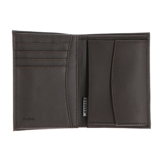 oxmox Leather Wallet RFID protection Genuine Leather 10 cm