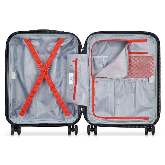 Delsey Paris Shadow 5.0 Slim 4 Roll Cabin Trolley 55 cm