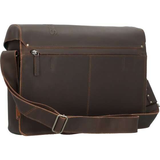 aunts & uncles Hunter Big Judd briefcase leather 41 cm laptop compartment