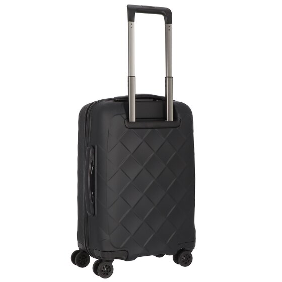 Stratic Leather & More 4 wheels Cabin trolley 55 cm Laptop compartment