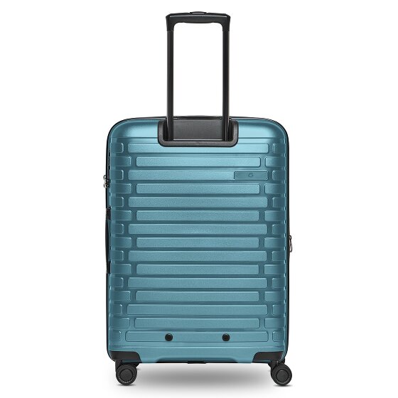 Pactastic Collection 04 THE THREE SET + 4 wheels Suitcase set 3-piece with expansion pleat
