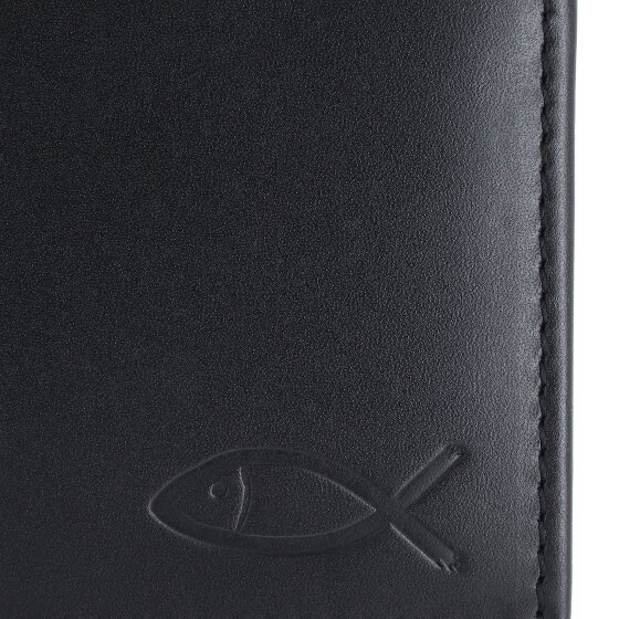 oxmox Leather Wallet RFID protection Genuine Leather 12 cm