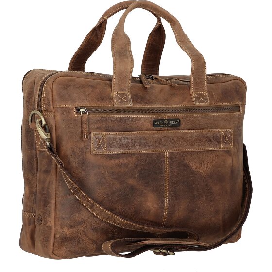Greenburry Vintage briefcase leather 42 cm laptop compartment