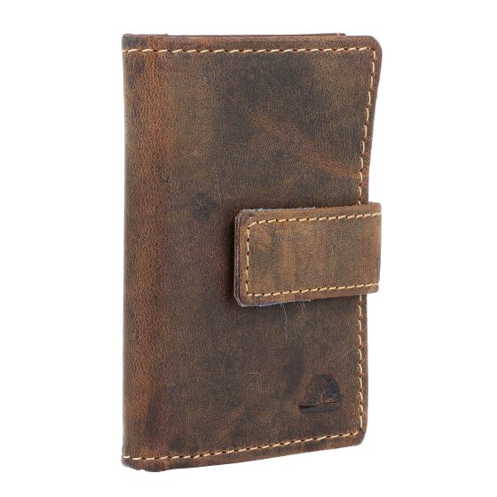 Greenburry Vintage business card case RFID leather 7 cm