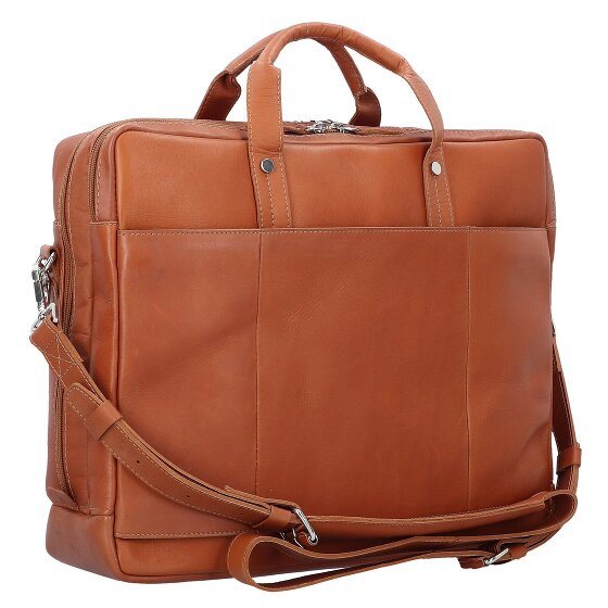 Harold's Heritage briefcase leather 38 cm laptop compartment
