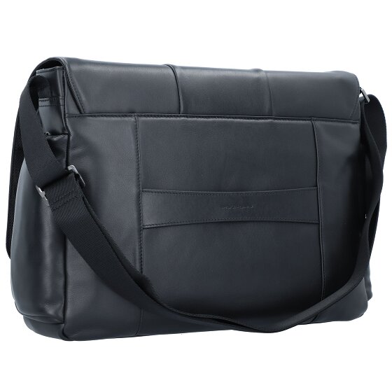 Piquadro Urban Messenger leather 43 cm laptop compartment