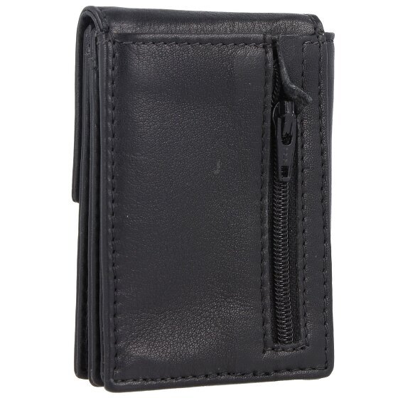 Greenland Nature Black Nappa wallet RFID leather 7 cm