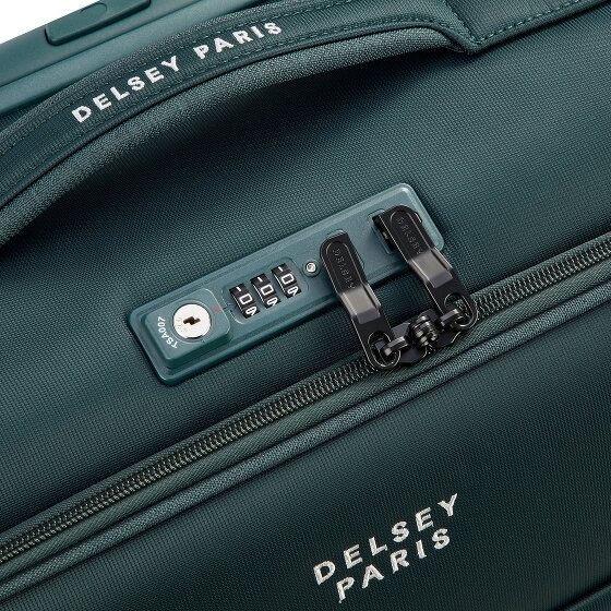 Delsey Paris Brochant 3 4 wheels Cabin trolley 55 cm