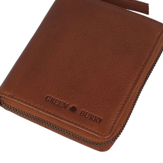 Greenburry Colombiana Wallet RFID protection Leather 10.5 cm