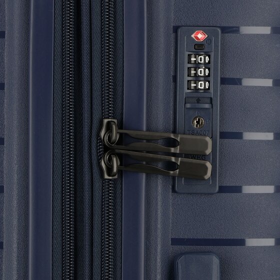 d&n Travel Line 4500 4 wheels Suitcase set 3-piece with expansion pleat