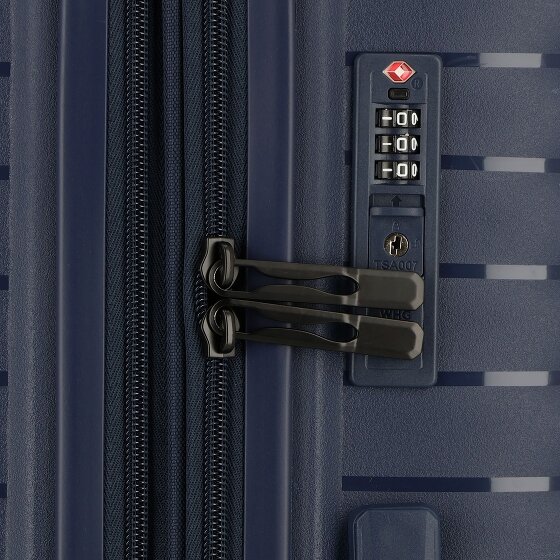 d&n Travel Line 4500 4 wheels Suitcase set 3-piece with expansion pleat