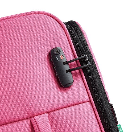 Delsey Paris x United Colors of Benetton BE 4-wheeled trolley 65 cm with expansion fold