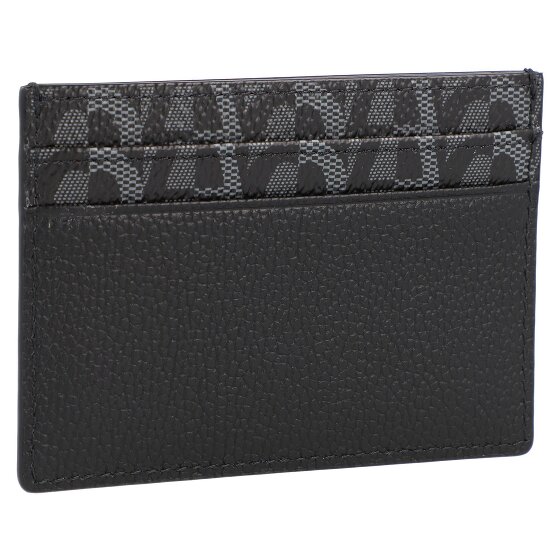 Aigner Logo credit card case leather 10 cm