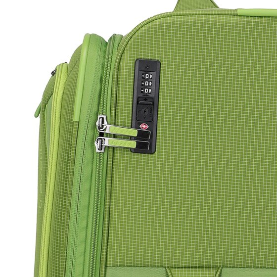Travelite Corsiica 4 wheels Trolley L 77 cm with expansion pleat