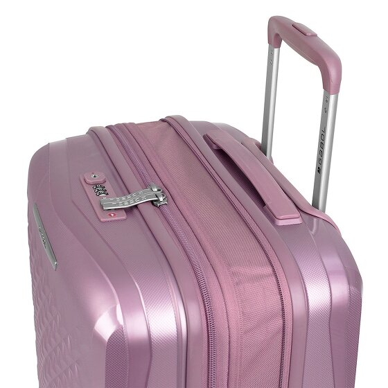 Gabol Queens 4 wheels Suitcase set 4-piece with expansion pleat