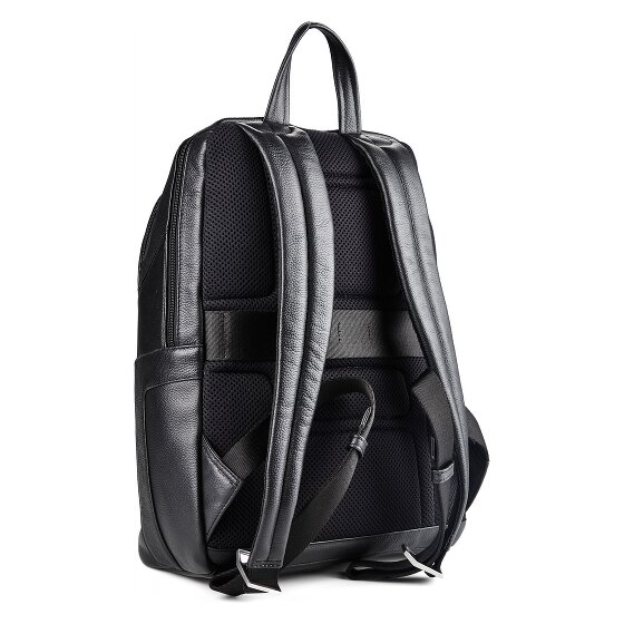Piquadro Daypack Genuine Leather 39 cm Laptop compartment