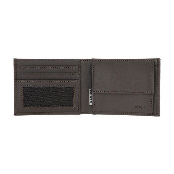 oxmox Leather Wallet RFID protection Genuine Leather 11 cm