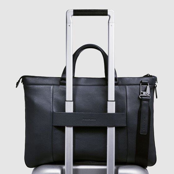 Piquadro Than Briefcase Leather 43 cm Laptop compartment with expansion pleat