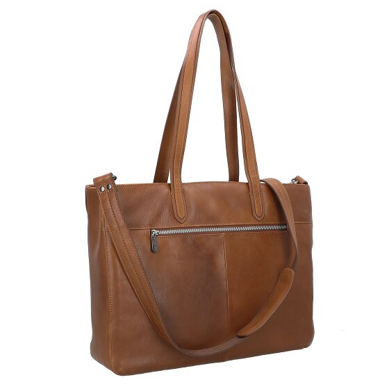 Plevier Power Shopper Bag Genuine Leather 31 cm Laptop compartment