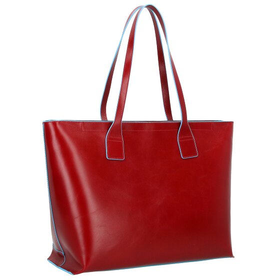 Piquadro Blue Square Shopper bag leather 35 cm