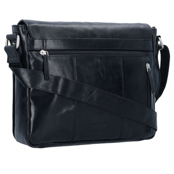 Leonhard Heyden Cambridge Messenger leather 32 cm laptop compartment