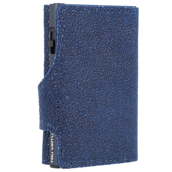 Tru Virtu Click & Slide credit card case wallet RFID leather 6.5 cm