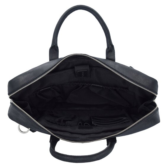 Plevier Vintage London Briefcase RFID protection Leather 41 cm Laptop compartment Plevier Vintage London Briefcase RFID protection Leather 41 cm Laptop compartment