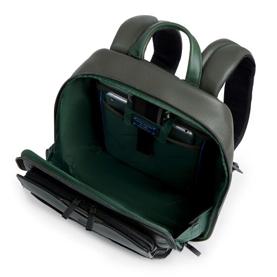 Piquadro Ael Daypack Leather 37 cm Laptop compartment