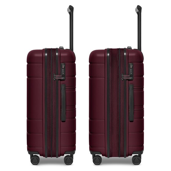 Redolz Essentials 11 4 wheels Trolley 66 cm with expansion pleat