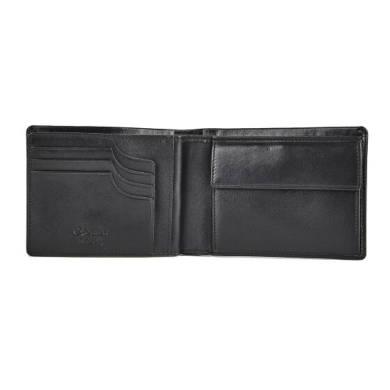 Esquire Silk Wallet RFID protection Genuine Leather 12 cm