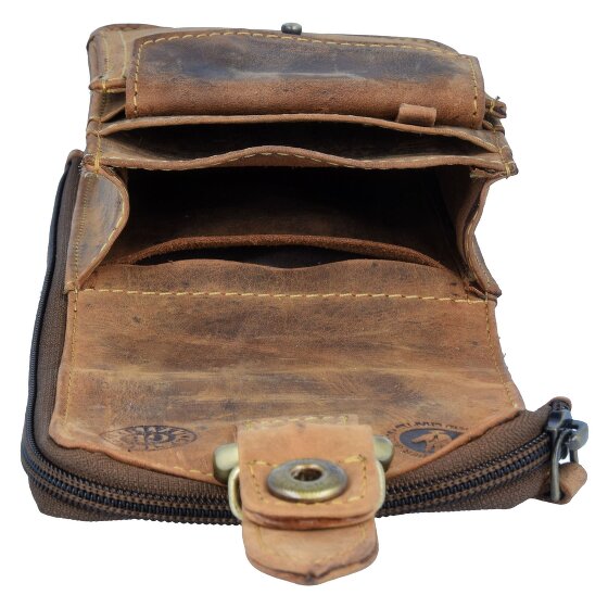 Greenburry Vintage fanny pack leather 10 cm