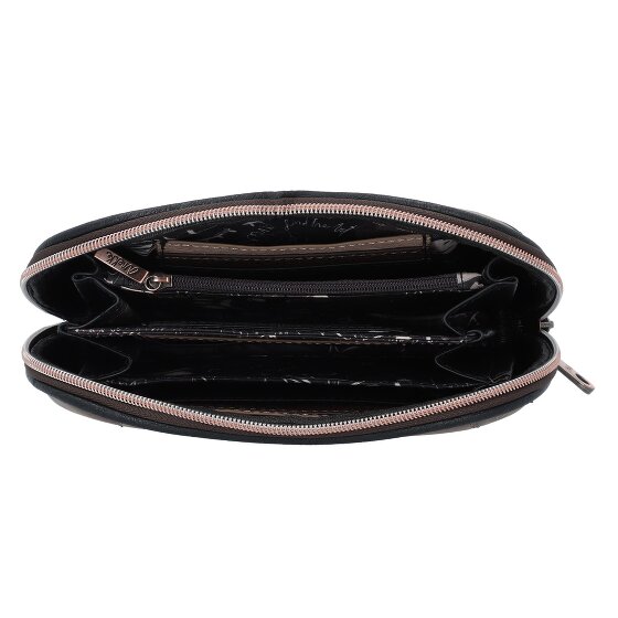 Anekke Shoen Black Wallet RFID protection 22 cm