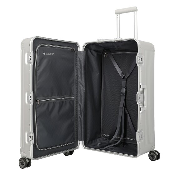 Travelite Next Trunk 4-Wheel Aluminum Trolley, 76 cm