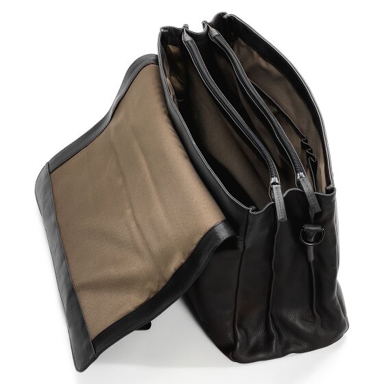 Farmhood Memphis briefcase XXL 3 compartments leather 39 cm