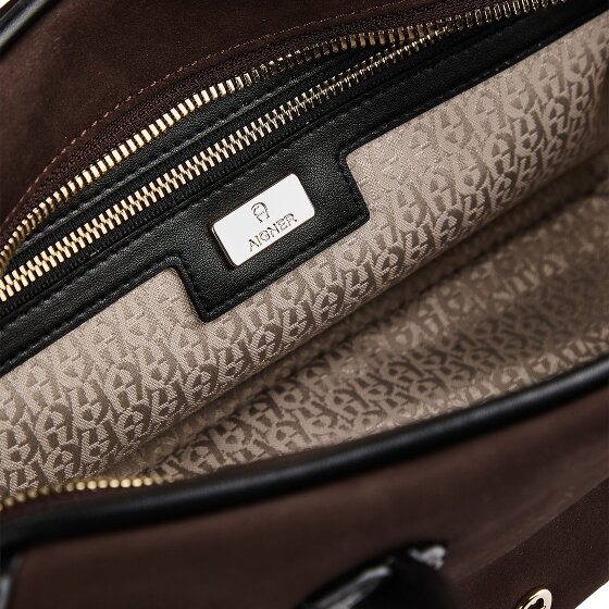 Aigner Whip Shoulder Bag Genuine Leather 30 cm