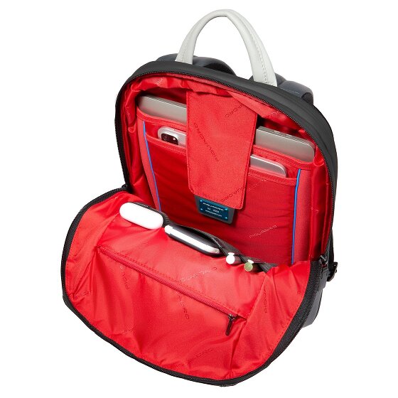 Piquadro Zaino Daypack Genuine Leather 42 cm Laptop compartment