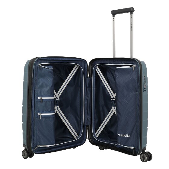 Travelite Air Base 4 wheels Cabin trolley 55 cm with expansion pleat
