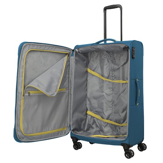 Travelite Umbria 4 wheels Trolley L 77 cm with expansion pleat