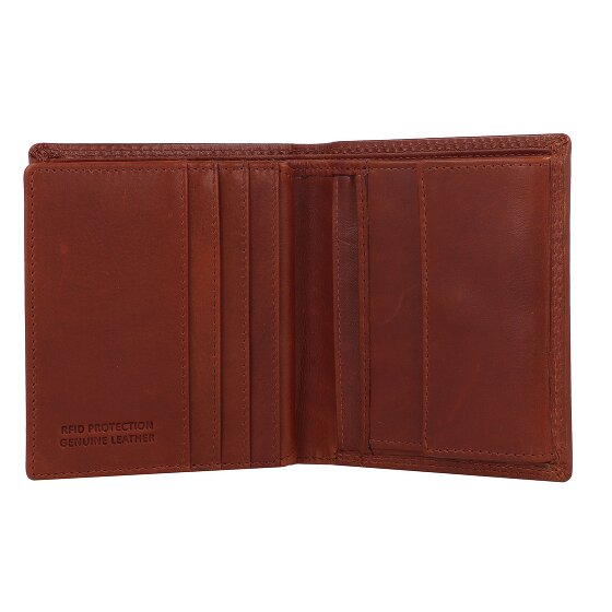 Greenburry Vintage Wallet RFID protection Genuine Leather 9.5 cm
