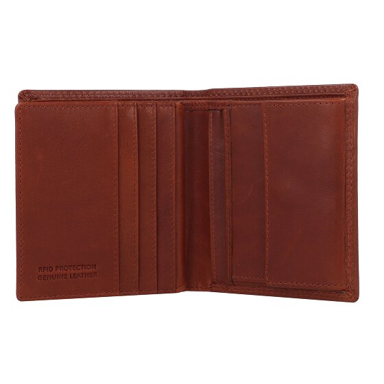 Greenburry Vintage Wallet RFID protection Leather 9.5 cm