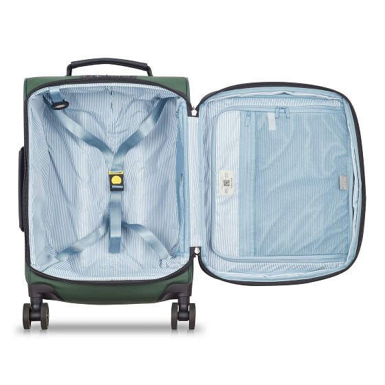 Delsey Paris Turenne Soft 4 wheels Cabin trolley 55 cm with expansion pleat