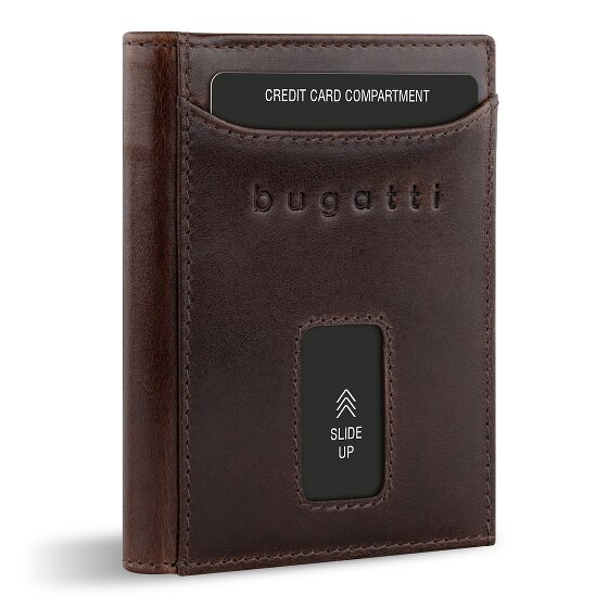 Bugatti Secure Slim Wallet RFID protection Leather 8 cm