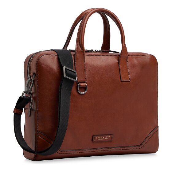 The Bridge Matteo Briefcase Genuine Leather 38 cm Laptop compartment