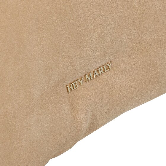 Hey Marly Sassy Sister Suede Suede Shoulder bag Leather 26 cm