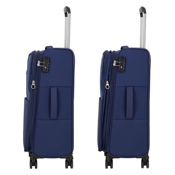 American Tourister Star Max 4 wheels Suitcase set 3-piece with expansion pleat