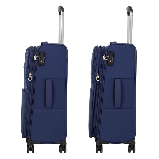 American Tourister Star Max 4 wheels Suitcase set 3-piece with expansion pleat